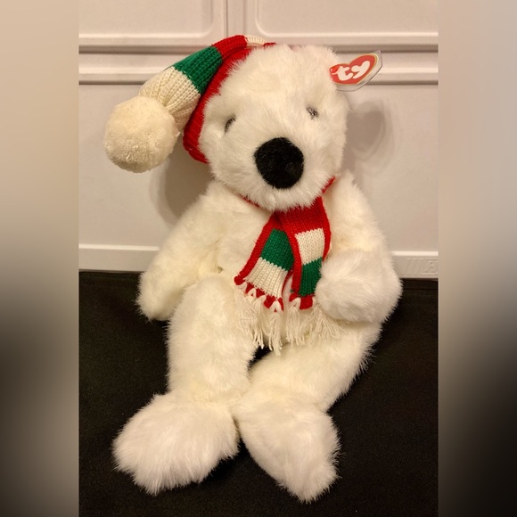 Large 15” Ty Holiday Christmas Teddy Bear plush. - Picture 1 of 9